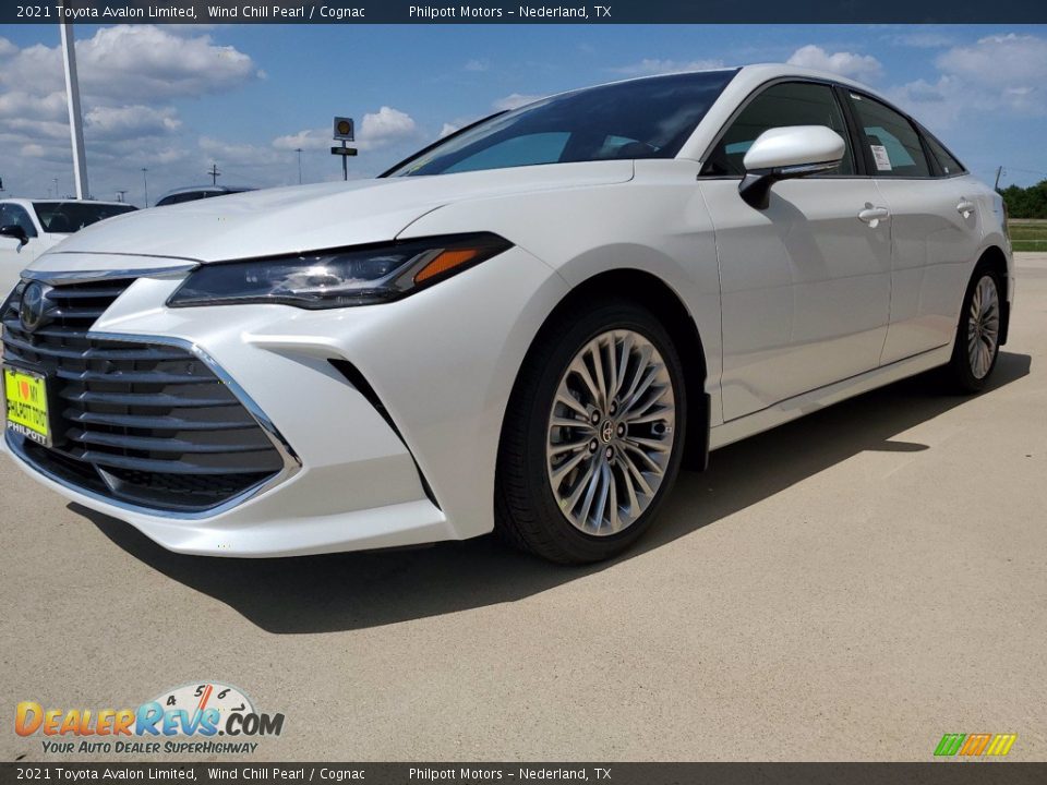 2021 Toyota Avalon Limited Wind Chill Pearl / Cognac Photo #2