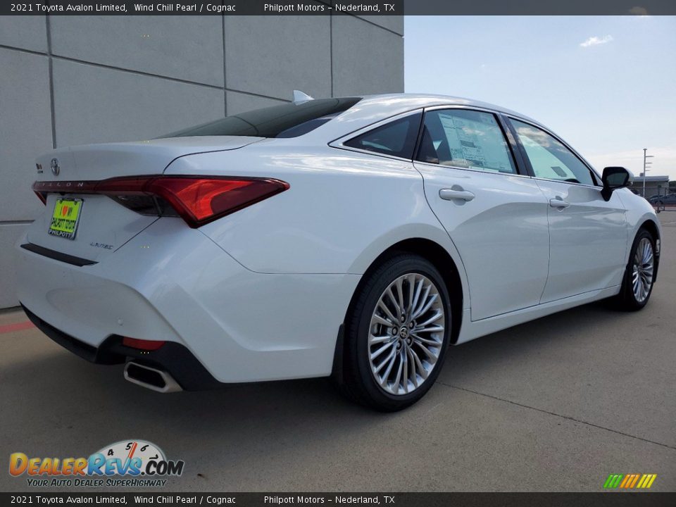 2021 Toyota Avalon Limited Wind Chill Pearl / Cognac Photo #3