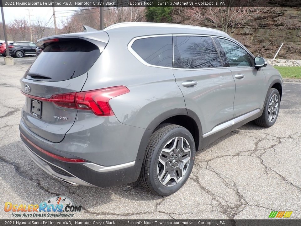 2021 Hyundai Santa Fe Limited AWD Hampton Gray / Black Photo #2