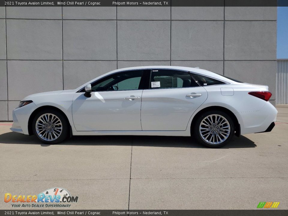 2021 Toyota Avalon Limited Wind Chill Pearl / Cognac Photo #7