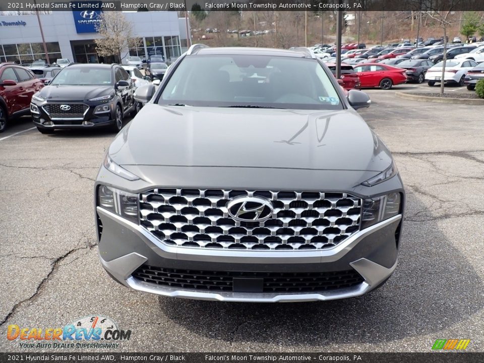 2021 Hyundai Santa Fe Limited AWD Hampton Gray / Black Photo #4