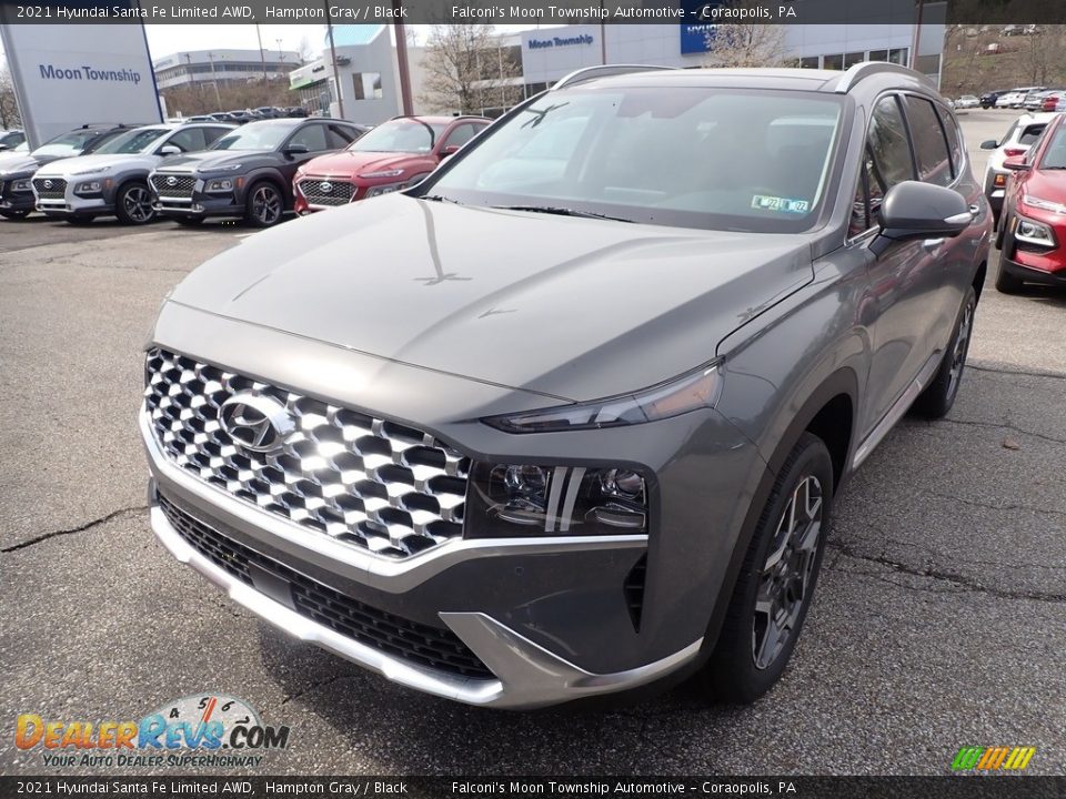 2021 Hyundai Santa Fe Limited AWD Hampton Gray / Black Photo #5