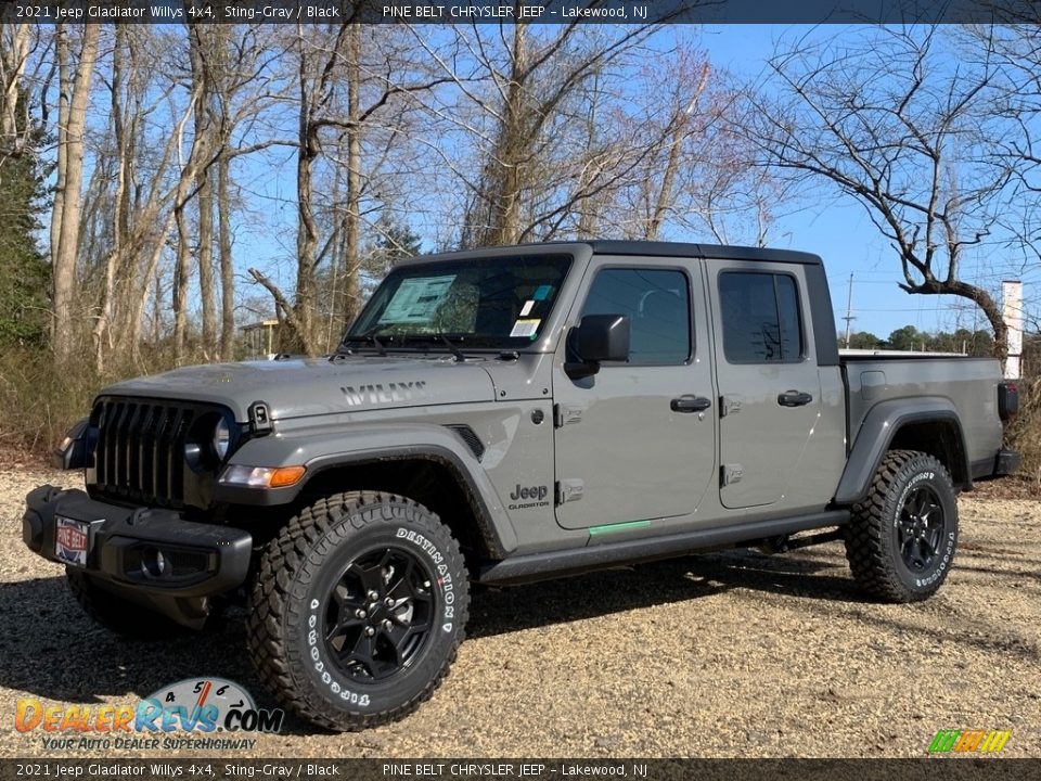 2021 Jeep Gladiator Willys 4x4 Sting-Gray / Black Photo #1