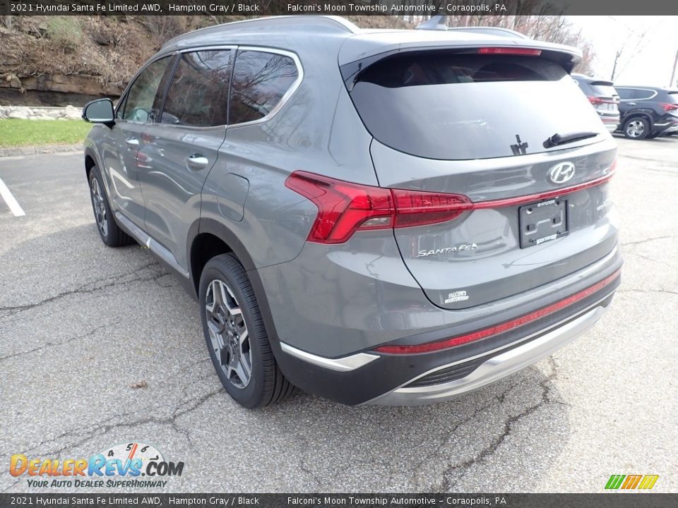 2021 Hyundai Santa Fe Limited AWD Hampton Gray / Black Photo #6