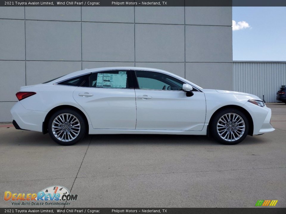 2021 Toyota Avalon Limited Wind Chill Pearl / Cognac Photo #12