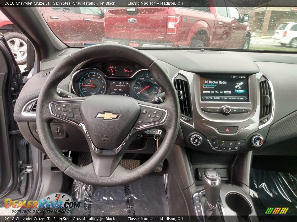 2018 Chevrolet Cruze LT Satin Steel Gray Metallic / Jet Black Photo #3