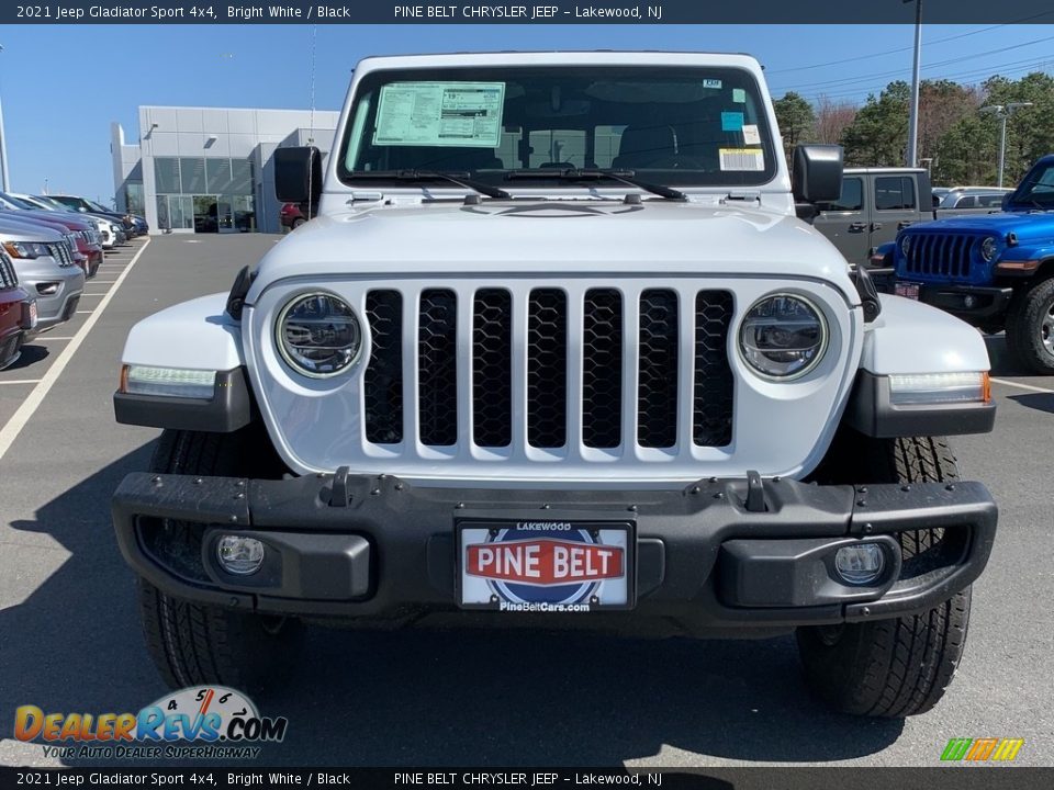 2021 Jeep Gladiator Sport 4x4 Bright White / Black Photo #3