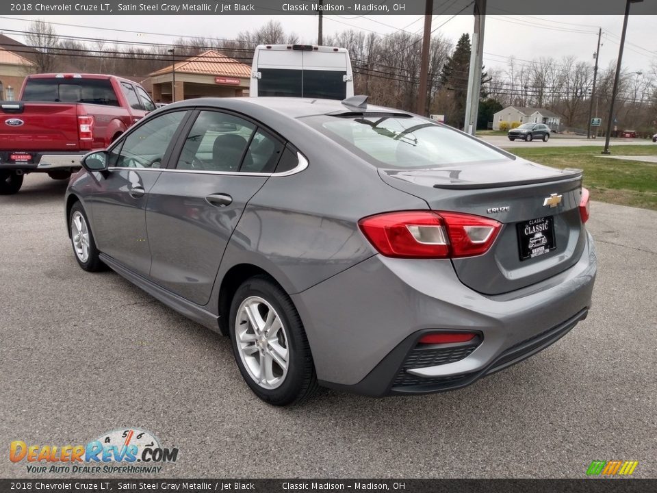 2018 Chevrolet Cruze LT Satin Steel Gray Metallic / Jet Black Photo #6