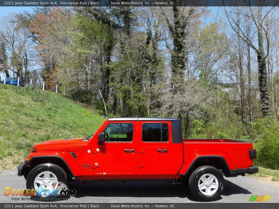 2021 Jeep Gladiator Sport 4x4 Firecracker Red / Black Photo #1