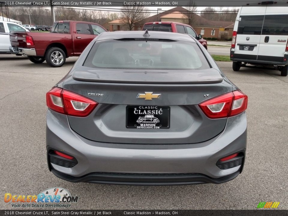 2018 Chevrolet Cruze LT Satin Steel Gray Metallic / Jet Black Photo #7