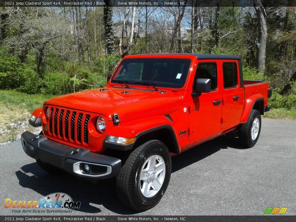 2021 Jeep Gladiator Sport 4x4 Firecracker Red / Black Photo #2