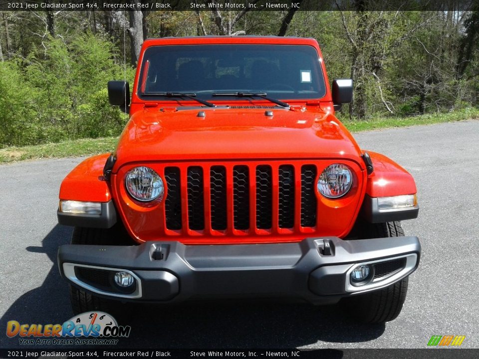 2021 Jeep Gladiator Sport 4x4 Firecracker Red / Black Photo #3