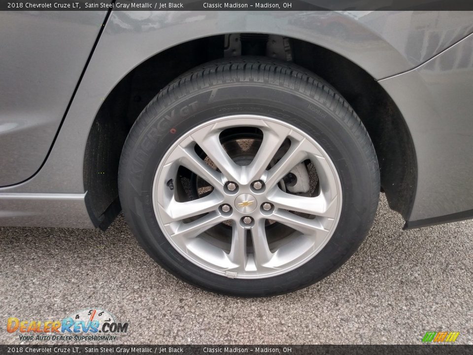 2018 Chevrolet Cruze LT Satin Steel Gray Metallic / Jet Black Photo #9