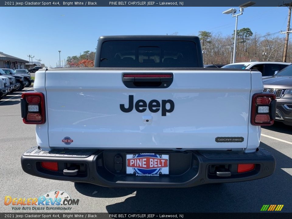 2021 Jeep Gladiator Sport 4x4 Bright White / Black Photo #7