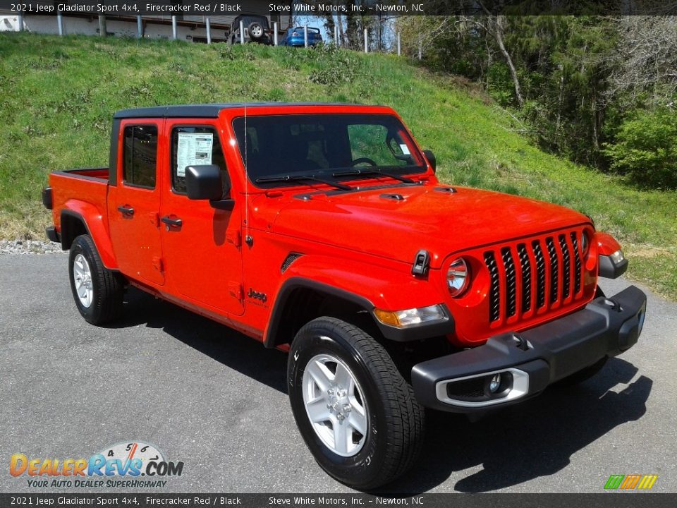 2021 Jeep Gladiator Sport 4x4 Firecracker Red / Black Photo #4