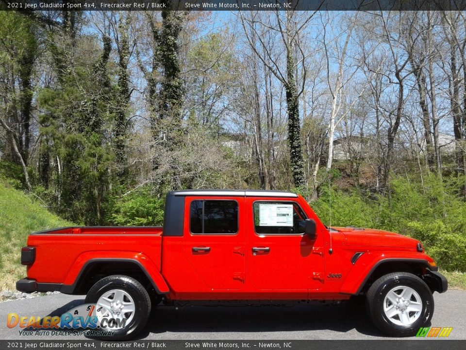 2021 Jeep Gladiator Sport 4x4 Firecracker Red / Black Photo #5