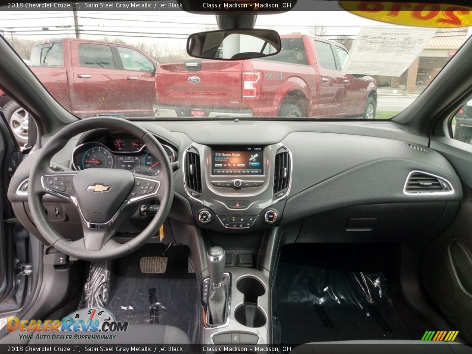 2018 Chevrolet Cruze LT Satin Steel Gray Metallic / Jet Black Photo #12