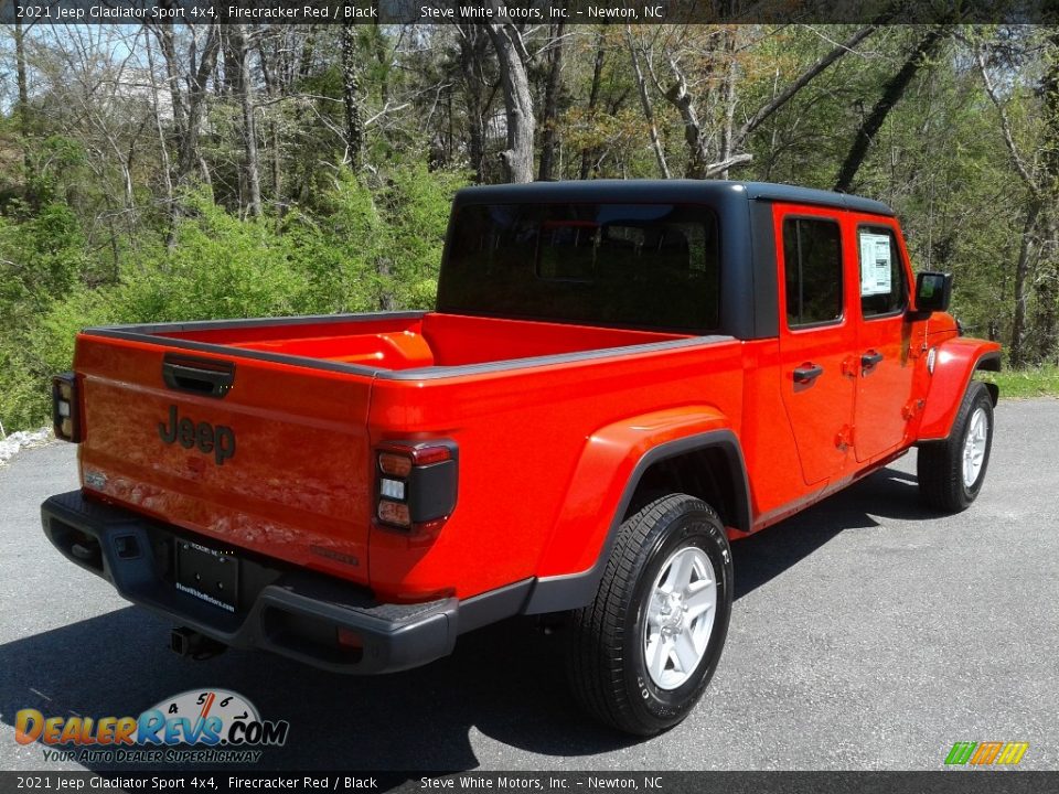 2021 Jeep Gladiator Sport 4x4 Firecracker Red / Black Photo #6