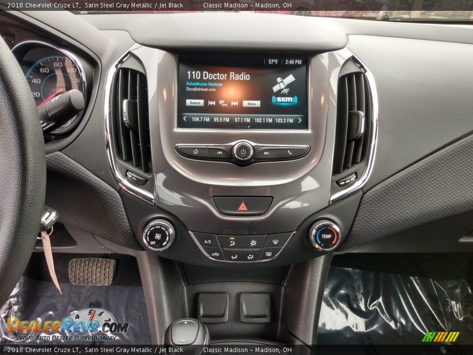2018 Chevrolet Cruze LT Satin Steel Gray Metallic / Jet Black Photo #13