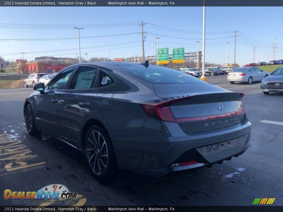 2021 Hyundai Sonata Limited Hampton Gray / Black Photo #3