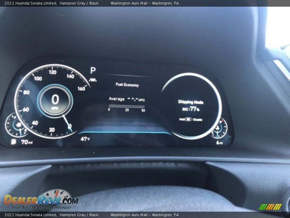 2021 Hyundai Sonata Limited Hampton Gray / Black Photo #5