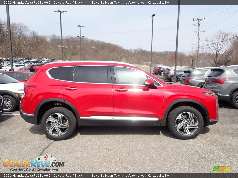 2021 Hyundai Santa Fe SEL AWD Calypso Red / Black Photo #1