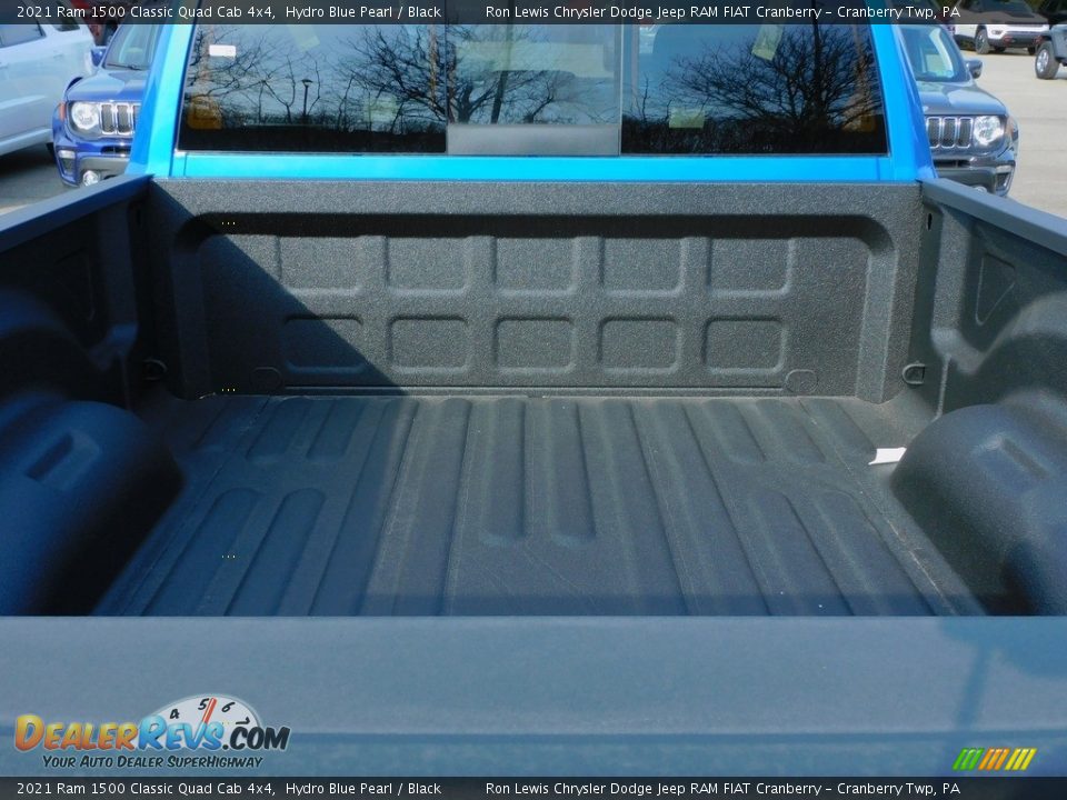 2021 Ram 1500 Classic Quad Cab 4x4 Hydro Blue Pearl / Black Photo #7