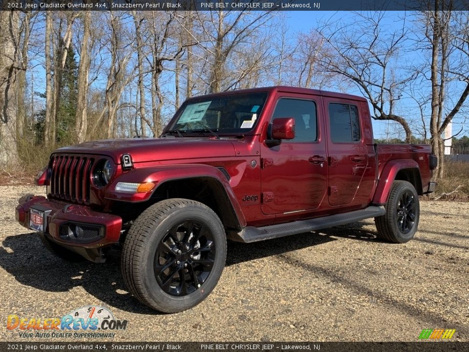 2021 Jeep Gladiator Overland 4x4 Snazzberry Pearl / Black Photo #1