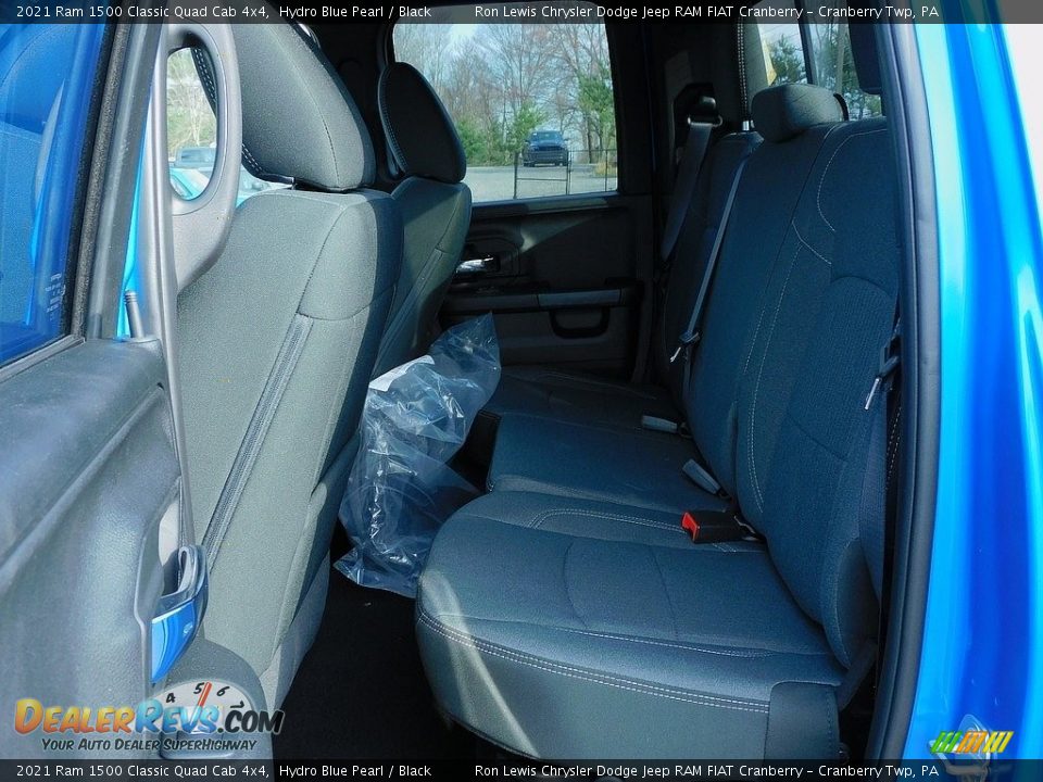 2021 Ram 1500 Classic Quad Cab 4x4 Hydro Blue Pearl / Black Photo #12