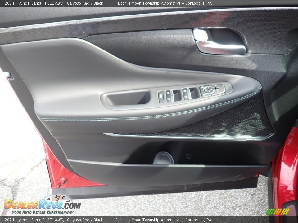 2021 Hyundai Santa Fe SEL AWD Calypso Red / Black Photo #11