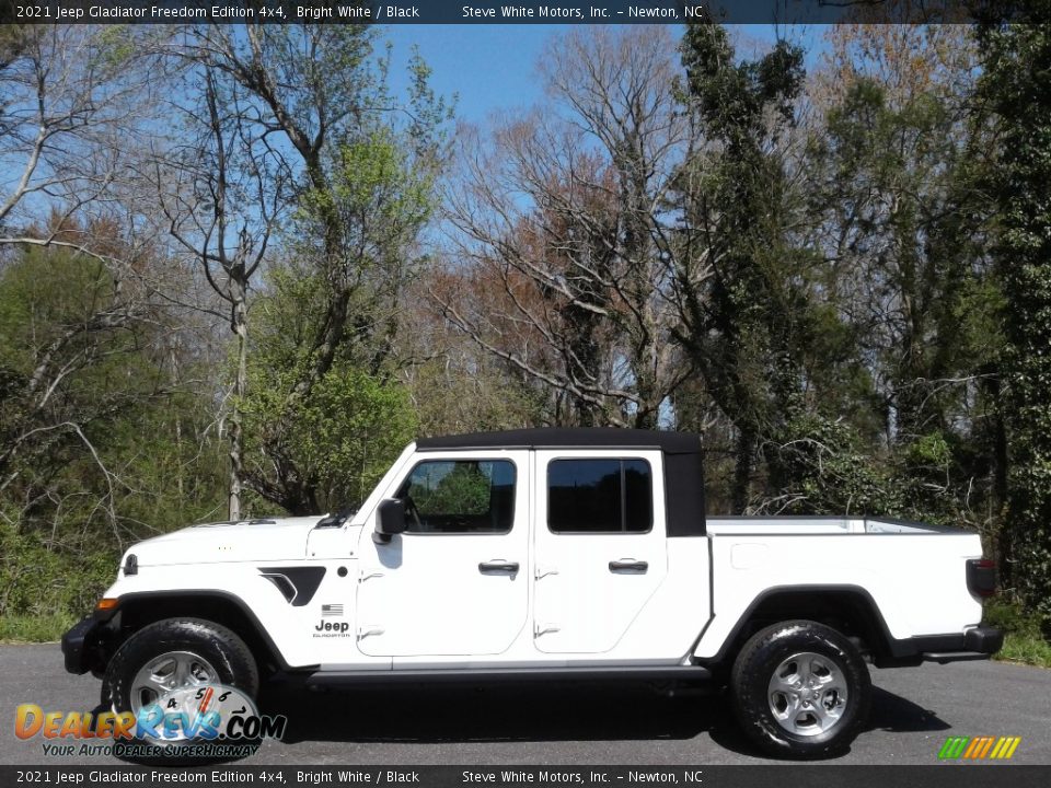 2021 Jeep Gladiator Freedom Edition 4x4 Bright White / Black Photo #1