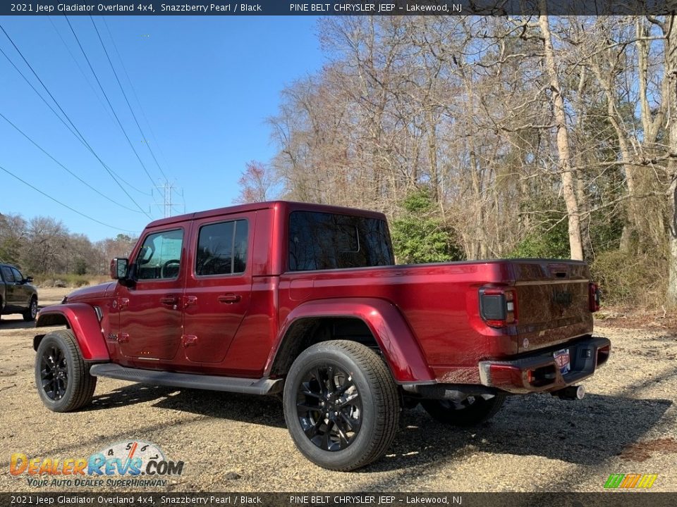 2021 Jeep Gladiator Overland 4x4 Snazzberry Pearl / Black Photo #6