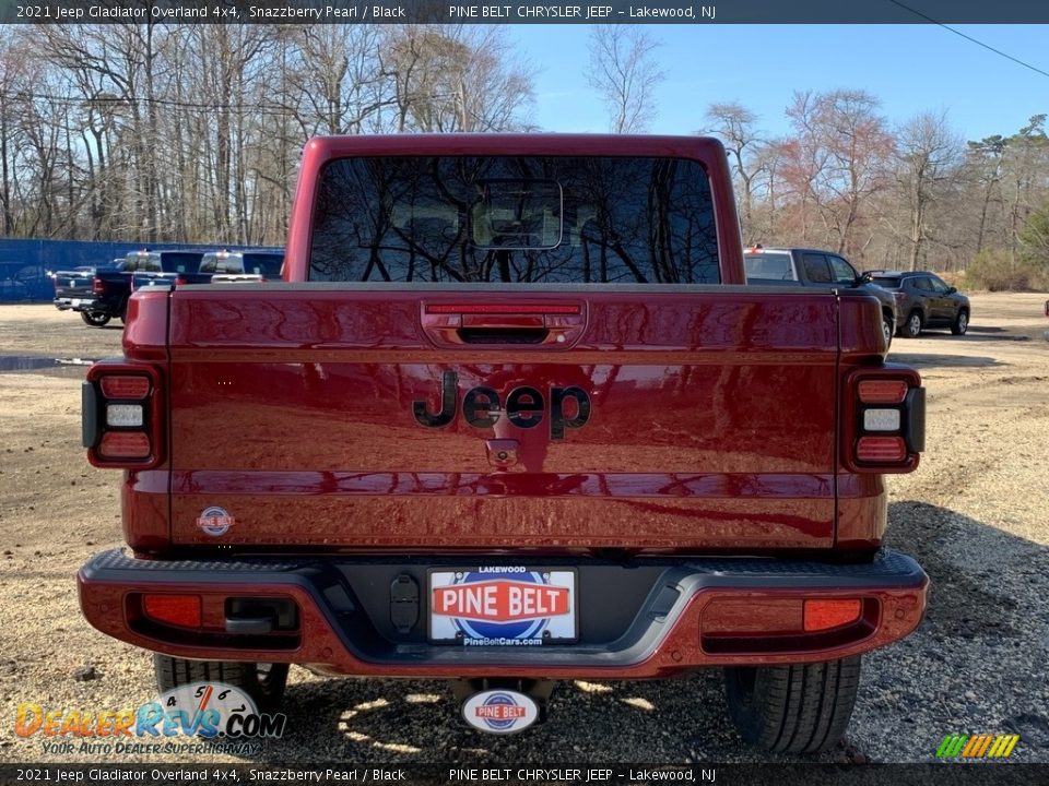 2021 Jeep Gladiator Overland 4x4 Snazzberry Pearl / Black Photo #7