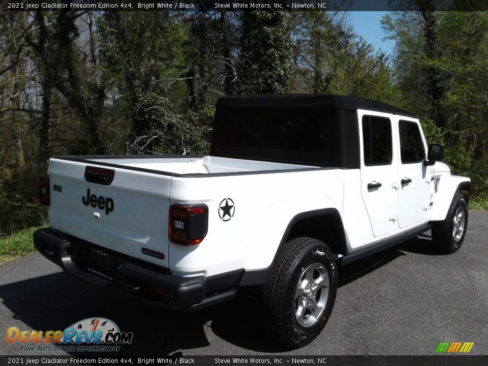 2021 Jeep Gladiator Freedom Edition 4x4 Bright White / Black Photo #7
