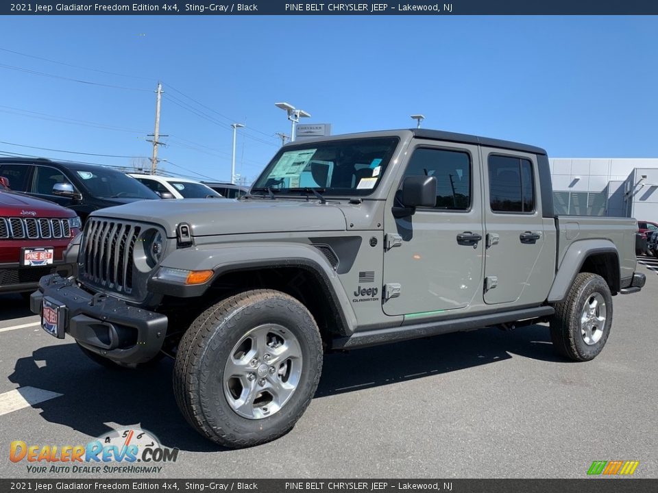 2021 Jeep Gladiator Freedom Edition 4x4 Sting-Gray / Black Photo #1