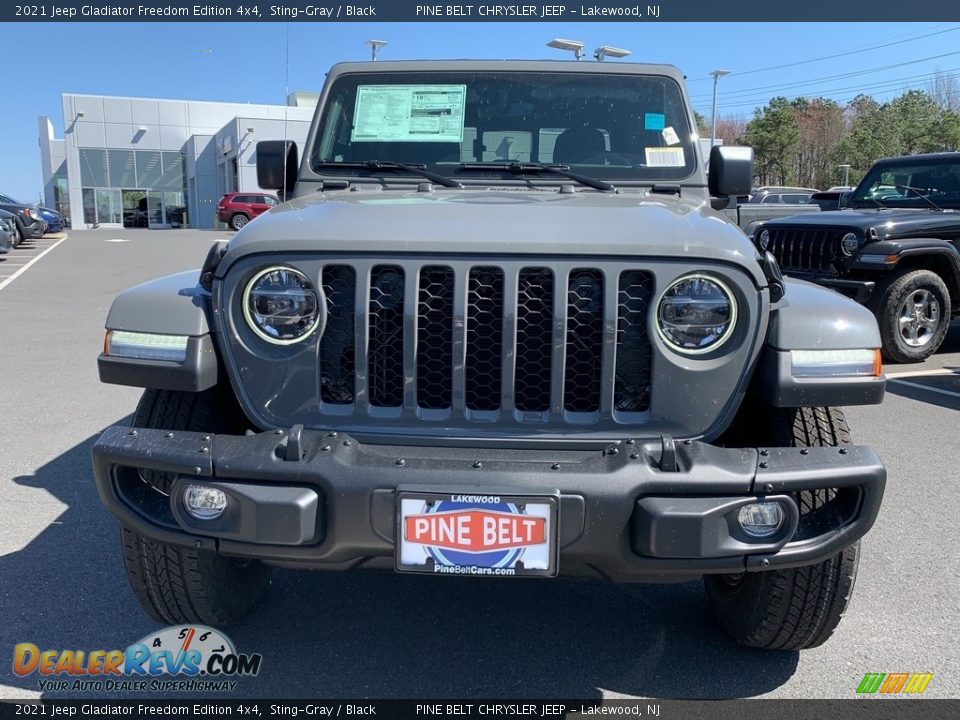 2021 Jeep Gladiator Freedom Edition 4x4 Sting-Gray / Black Photo #3