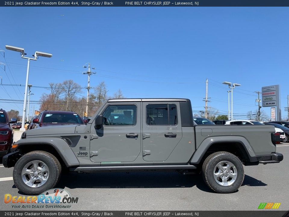 2021 Jeep Gladiator Freedom Edition 4x4 Sting-Gray / Black Photo #4