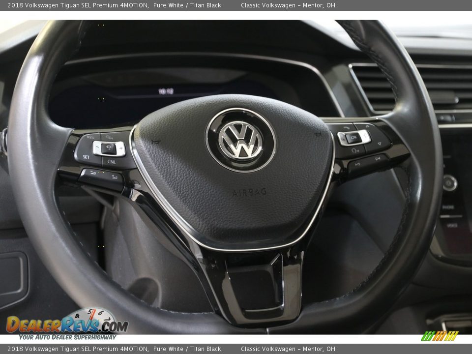 2018 Volkswagen Tiguan SEL Premium 4MOTION Pure White / Titan Black Photo #7