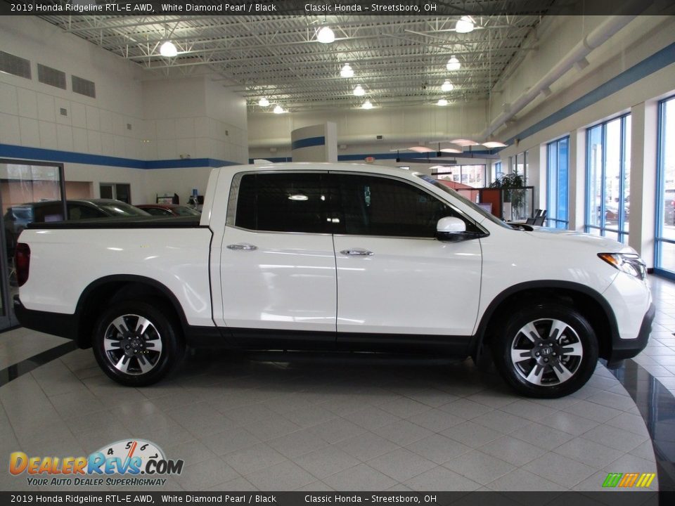 2019 Honda Ridgeline RTL-E AWD White Diamond Pearl / Black Photo #4