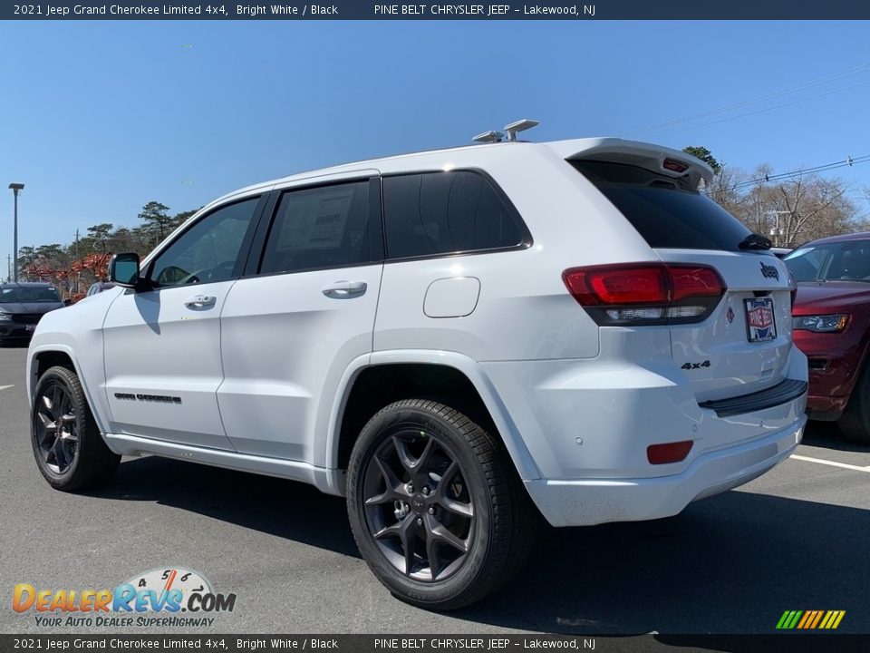 2021 Jeep Grand Cherokee Limited 4x4 Bright White / Black Photo #6