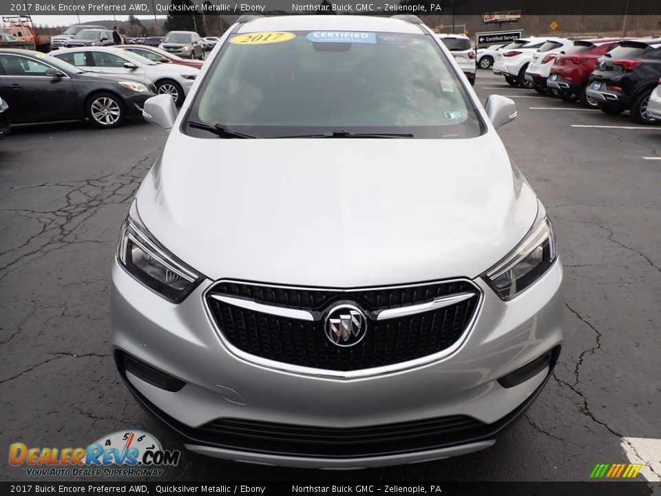 2017 Buick Encore Preferred AWD Quicksilver Metallic / Ebony Photo #3