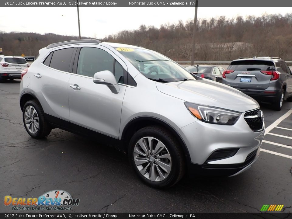 2017 Buick Encore Preferred AWD Quicksilver Metallic / Ebony Photo #4