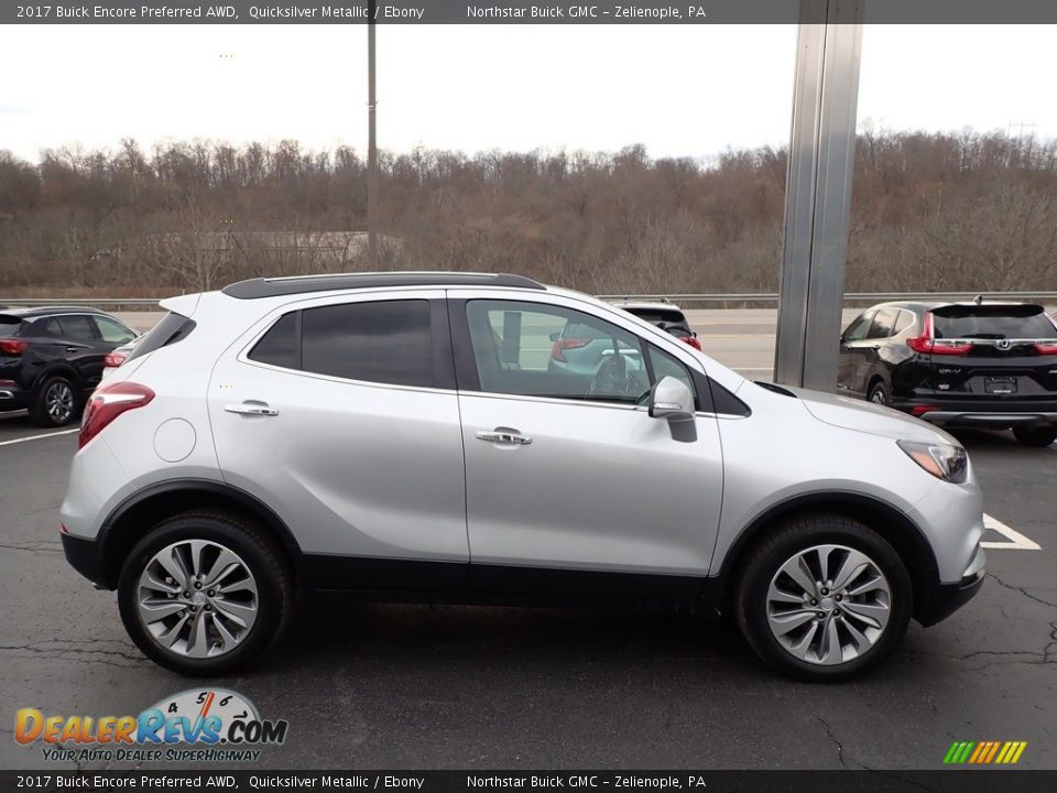 2017 Buick Encore Preferred AWD Quicksilver Metallic / Ebony Photo #5