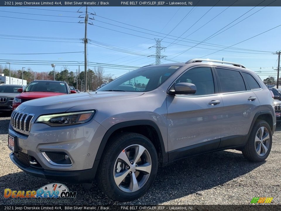 2021 Jeep Cherokee Limited 4x4 Billet Silver Metallic / Black Photo #1