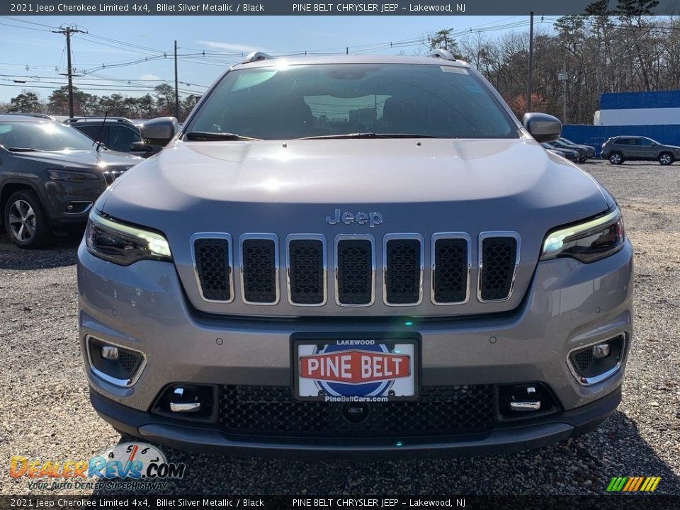 2021 Jeep Cherokee Limited 4x4 Billet Silver Metallic / Black Photo #3