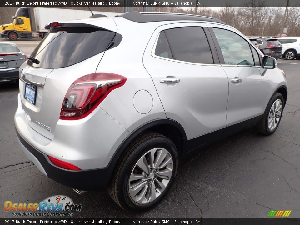 2017 Buick Encore Preferred AWD Quicksilver Metallic / Ebony Photo #9