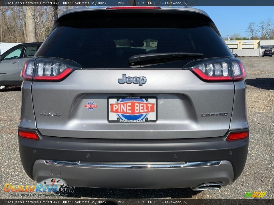 2021 Jeep Cherokee Limited 4x4 Billet Silver Metallic / Black Photo #7
