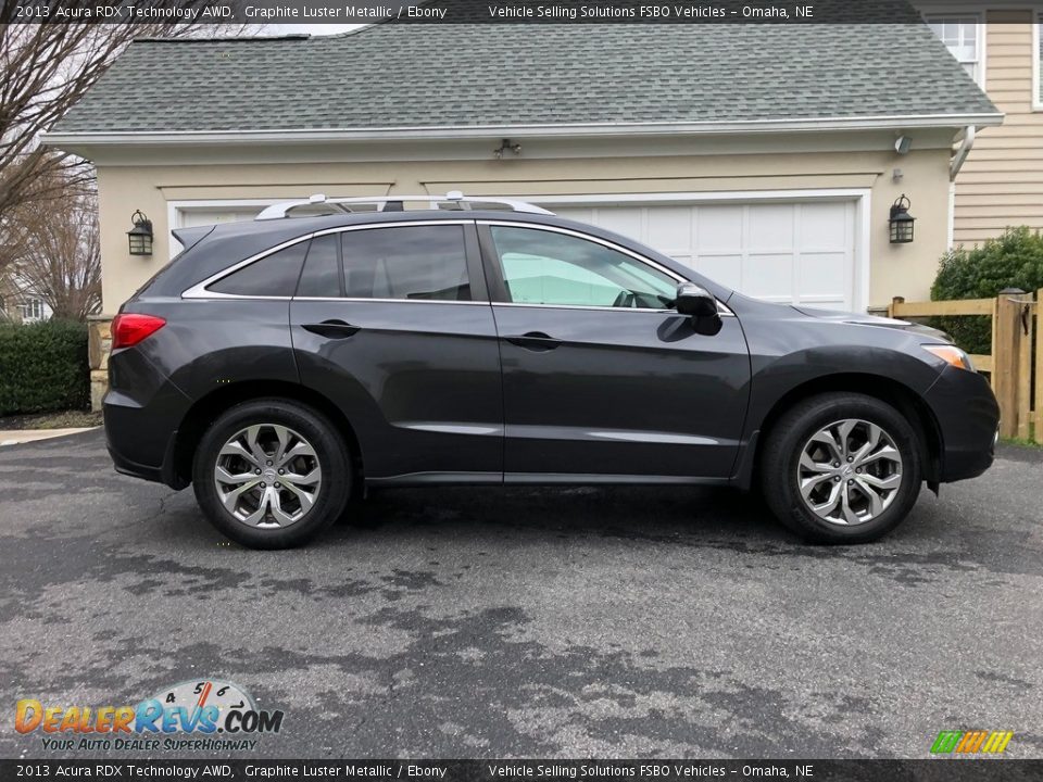 2013 Acura RDX Technology AWD Graphite Luster Metallic / Ebony Photo #2