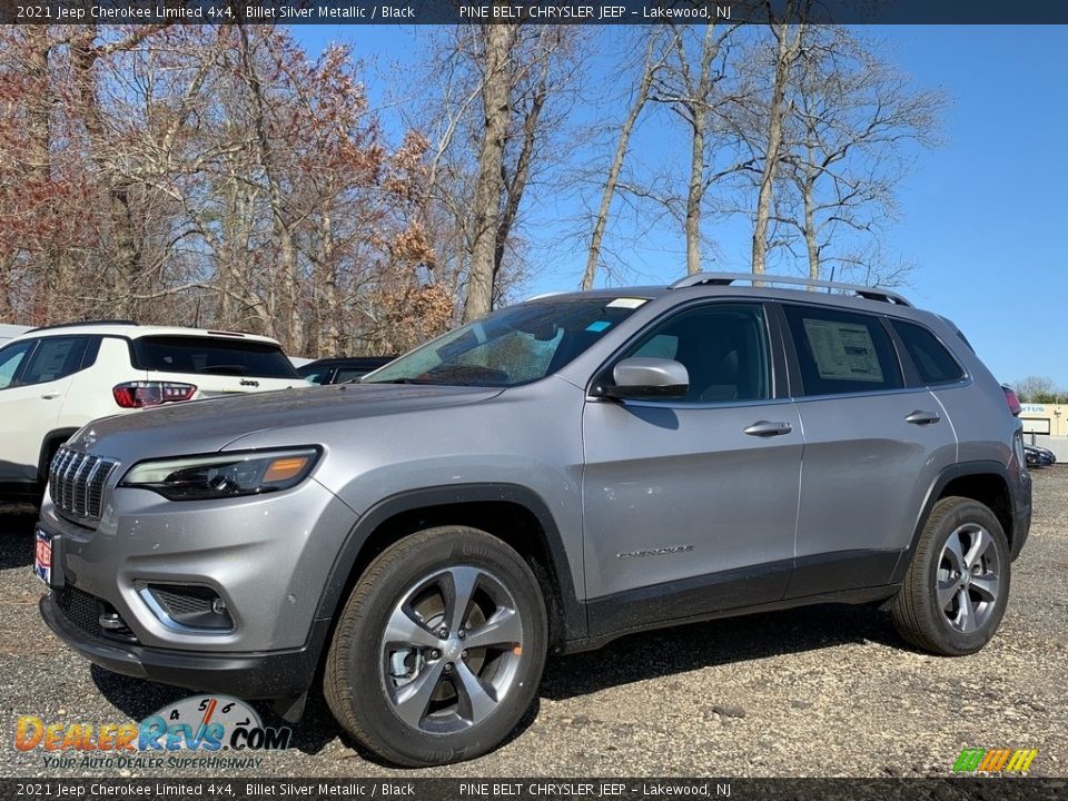 2021 Jeep Cherokee Limited 4x4 Billet Silver Metallic / Black Photo #1