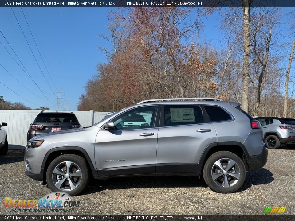 2021 Jeep Cherokee Limited 4x4 Billet Silver Metallic / Black Photo #4